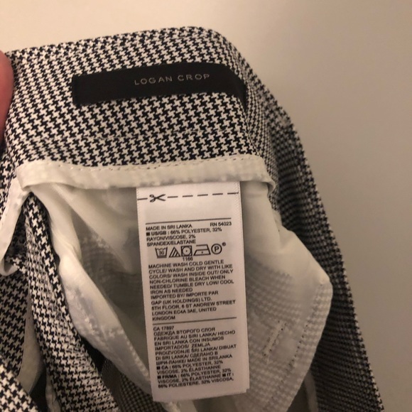 Banana Republic Herringbone Logan Crop Pants 14 - Picture 2 of 6